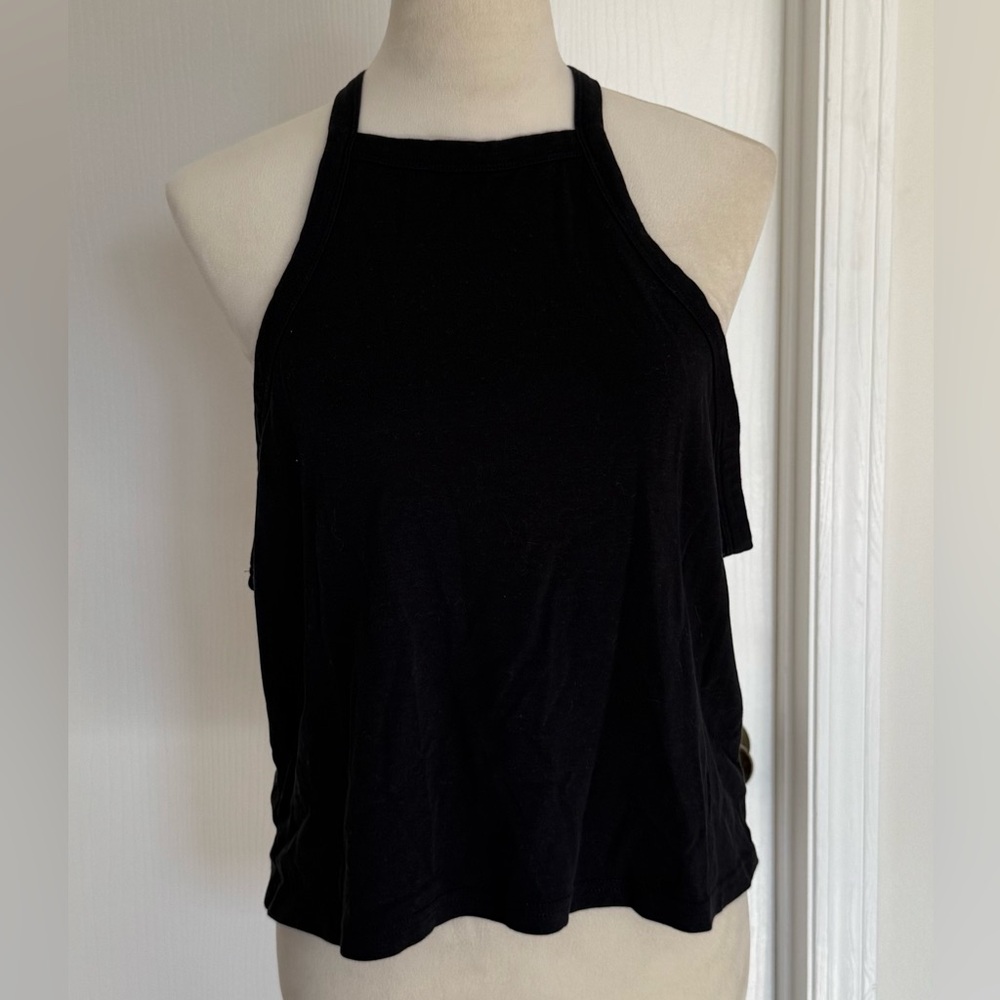 Fabletics Black Halter Tank Top